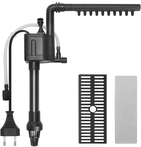 Nobleza - Bomba para Acuario de 14L, Bombas de Agua Sumergible(250 L/H, 2.5 W), Bomba con Oxigenación