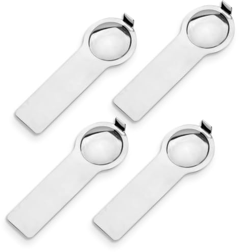 PEUTIER 4 Stück Italienisches Charm Werkzeug, 9mm Doppelseitig Italian Charm Bracelet Werkzeug Runde Form Armband-Hilfswerkzeug zum Hinzufügen und Entfernen Charm-Armband Glieder