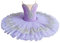 Xytraiihw Professioneller Ballett-Tutu-Rock Für Kinder, Damen-Ballettkleid Für Erwachsene Mädchen Kinder Bühnenkleidung Schwanensee-Tanz-Ballerina-Kostüme,Lila,160
