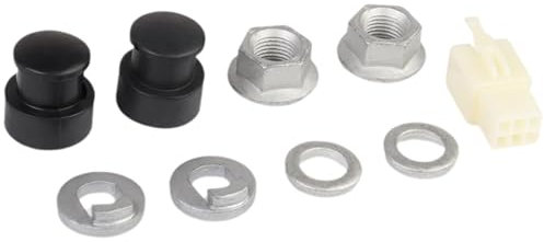 Avejjbaey Elektrische Fahrräder Nabenmotor Achsen Vordere Sicherungsmutter Sicherungsscheiben Abstandshalter Mutternabdeckung