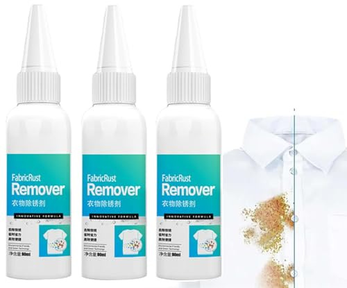 Fabric Rust Remover, Gewebe-Rostentferner, Gewebe-Rostfleckenentferner für Kleidung, Notfall Fleckenrettung Fleckenentferner Für Rost, Rust Remover Fir Fabric,Fabric Rust Stain Remover (3pcs)