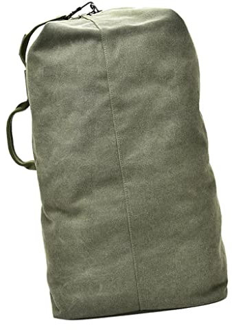 Siepificius Mochila deportiva de lona para senderismo, para viajes, color verde militar, talla S, Verde militar S, Big