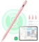 ESR Find My Stift für Apple iPad 2018-2025, Digital Pencil Pro mit „Wo ist?“ Funktion & Neigungssensitivität für iPad 11/10/9/8 & Air 13/11 & Pro 12.9/13/11 & Mini 7/6/5, Rosa(kein kabelloses Laden)