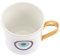 HOLIDYOYO Taza De Café De Cerámica Con Forma De Ojo Turco Pintada A Mano Para Agua Té Y Café.