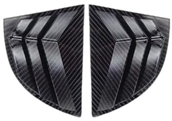Embellecedor de cubierta de rejilla de ventilación lateral trasera compatible con HONDA Civic 2006 2007 2008 2009 2010 2011(Carbon Look)