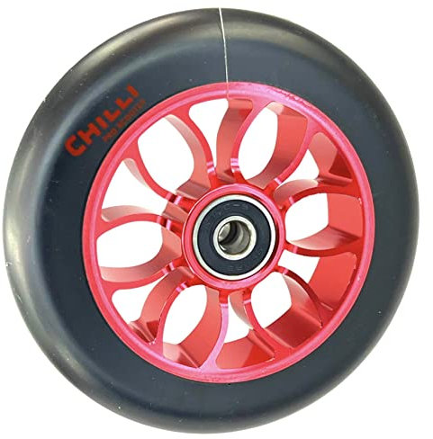 Chilli Pro Stunt-Scooter Rolle spoked Reaper Grim 110mm Rot/PU Schwarz