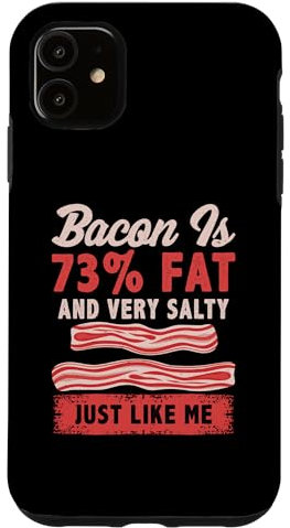 Speck ist fett und salzig Speck Design für Männer und Frauen Hülle für iPhone 11