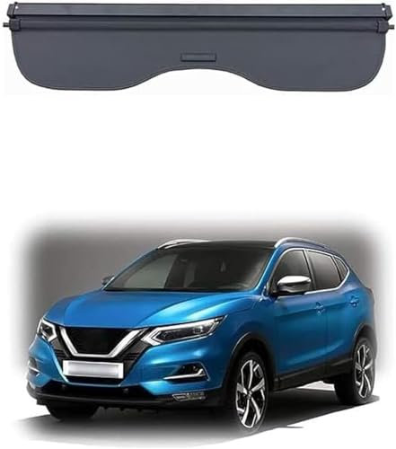 Auto Ausziehbar Kofferraum Rollo für Nissan Qashqai J11 2017 2018 2019 2020,Einziehbarer Laderaumabdeckung Kofferraum Kofferraumabdeckung