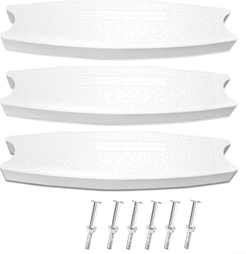 TONIXY 3-Pack Swimming Pool Ladder Steps Replacement Anti-Slip Polka Dot For SURFACE Treads For Above-Ground & In-Ground Ladders Compatible With 1.9 Inch Diameter Rails