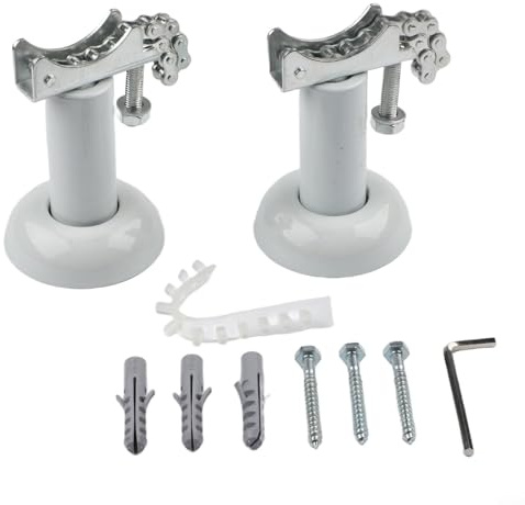 CWOQOCW Support de sol réglable pour radiateurs en aluminium moulé sous pression Base de support en métal robuste avec kit de montage facile pour un montage sûr