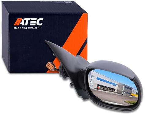 ATEC Germany 1x Elektrischer Außenspiegel rechts beheizbar mit | Kompatibel mit: PEUGEOT 206 CC