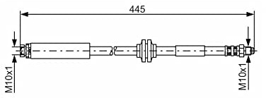 Bosch 1987476180 Brake Hose