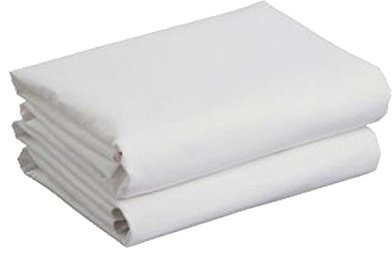 Cuddles Collection Cot Bed Jersey Fitted Sheet (White, Pack of 2)