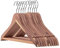 Hangerworld 24 Perchas 44cm Madera de Cedro Antipolilla Barra Pantalón Antideslizante Vestido Chaqueta