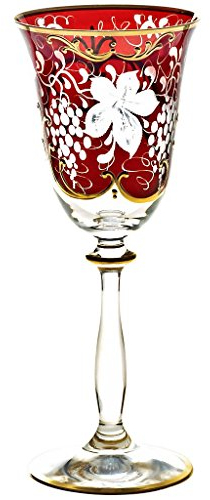 Weinglas Weinkelch Römer Glas Golden Grape 150 ml aufwendig Handbemalt Hochwertiges Glas