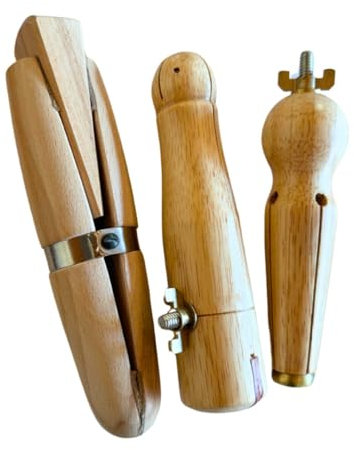 Proops Jewellers Ring Clamps, Set of 3 Wooden Ring Holding Tools. (J1342). Free UK Postage