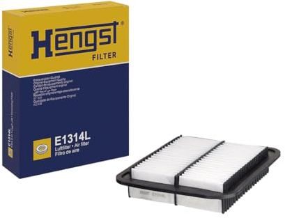 HENGST - Luftfilter E1314L - Luft-Filtereinsatz für KFZ | Hochwertiger Motorluftfilter für Otto- oder Dieselmotor - Schutz für Motoren - Wasserbeständig
