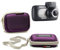 Navitech Purple Water Resistant Dash Cam Case Cover Compatible with The EKEN H9s 4K Action Camera
