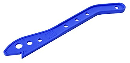IQ-Tools Schiebestock (blau, für Werkstücke unter 120 mm, Sicherheitshilfsmittel, Vorschrift bei kleinen Werksstücken, Kreissäge Zubehör, Arbeitssicherheit, Handwerker Zubehör) PWE0113