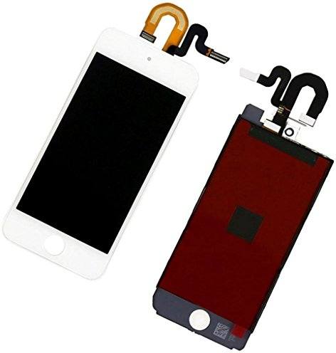 SGerste Ersatz-LCD-Touchscreen-Digitizer für Apple iPod Touch 5. 6. Generation, Reparatur defekter, beschädigter LCD-Bildschirm, 12 x 5 x 1 cm, Weiß