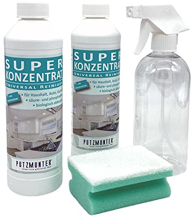 PUTZMUNTER Super Konzentrat Universalreiniger 2 x 500ml inkl. Leerflasche