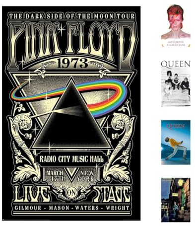 Pyramid Pink Floyd Poster 1973, NEU, Mehrfarbig, Einheitsgröße