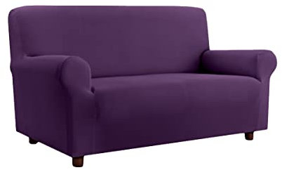 Copridivano Salvadivano Poltrona 2 3 Posti Tessuto Elasticizzato Lavorato Rombi (2 posti (da110 a 150), Viola)