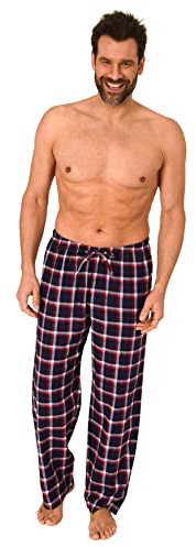 Normann Herren Flanell Schlafanzug Pyjama Hose in toller Karo-Optik