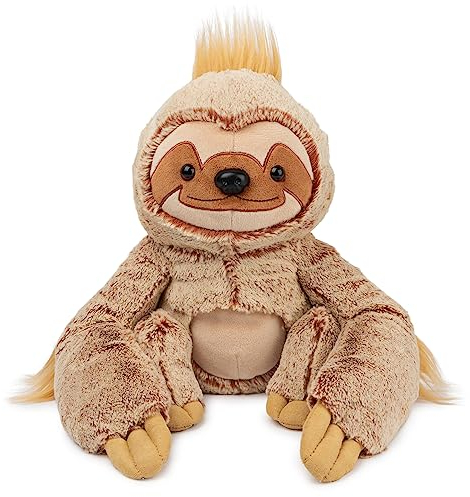 GUND Augie Faultier-Plüsch, Premium-Stofftier ab 1 Jahren, Hellbraun/Kupfer, 38,1 cm