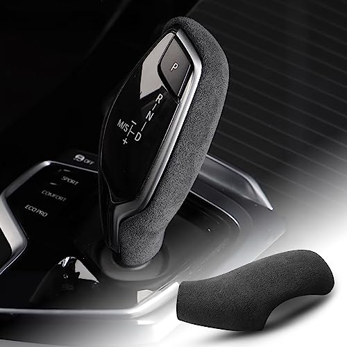 FDAIUN Auto Schalthebelabdeckung Kopfkappe Abdeckung Aufkleber Zurück für BMW X3 X4 320d 5er 530li G30 G01 G02 7er G11 G12 6GT G31 G32 2018 2019 2020 2021 2022 2023 Auto Fahrzeug Interieur Zubehör
