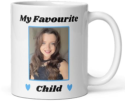 Confidently Quirky - Personalised Photo Funny My Favourite Child White Mug, Funny Cup for Dad, Funny Birthday Gift Mum, Joke Gift for Mum, Joke Gift For Dad, Funny Christmas Parents