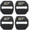 4PCS Car Door Lock Cover Guard Protector compatible with for Ford ST Fiesta Focus Edition Car KUGA Mondeo Ecosport,E
