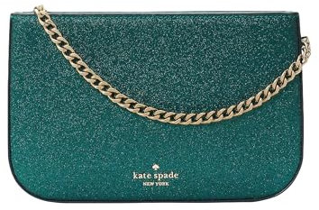 Kate Spade New York Kate Spade Glimmer Glitter Pochette, Festliches Blaugrün