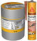 SIKA - Bande d'étanchéité autocollante - Résistant à la déchirure - Multisupports - Aluminium - 150mm x 3m + Mastic pour collage et réparation des tuiles - Mastic PU - Terre cuite - 300ml