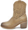 IF Fashion Stivali Stivaletti Tronchetti Camperos da Donna Traforato Con Tacco Pelle Sintetica Forata GR-6658 khaki N.40
