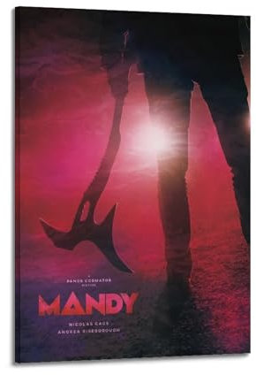 Zamm Mandy Leinwand-Poster, Wandkunst, dekoratives Gemälde, Schlafzimmer, 30 x 45 cm, Rahmenstil