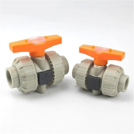 FSBNMNXPQ I.D20~50mm Ball Valve Double True Union Valve Industrial Water Pipe Connector Plumbing Hose Fittings Slip Shut 2-Way Valve