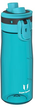 Super Sparrow Trinkflasche - Tritan Wasserflasche - 750ml - BPA-frei - Ideale Sportflasche - Ein-Klick Schnellfluss TouchGulp Trinkflaschen - Leicht, Nachhaltig