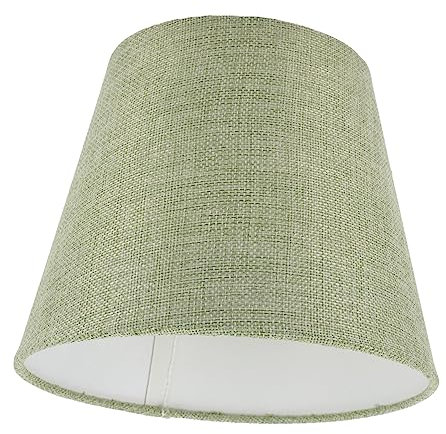 KITANDOVE Stoff Lampenschirme Für Tischlampen E14 Lampenschirm Grün Stabil Und Einfach Zu Montieren Dekoratives Lichtdekor