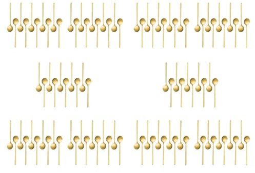 rieder Acciaio Inossidabile 100 Pezzi Cucchiaini da caffè Cucchiaini da tè per caffè Dessert Torta Gelato Zuppa Antipasto ()