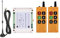 Sistema di interruttore remoto a 6 canali 433 MHz, ricevitore senza fili, portata 300 m, DC12 V-36 V, per porte tapparelle, garage, porte elettriche, finestre, attrezzi di sollevamento e antenna da 3