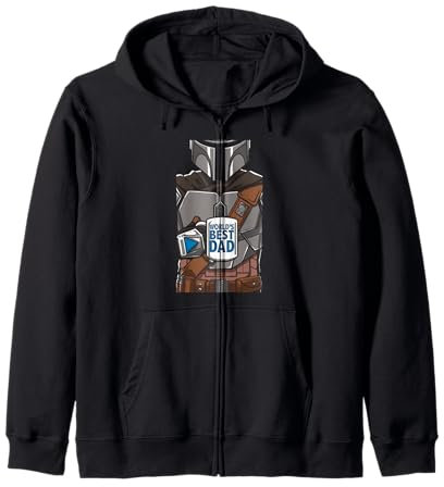Star Wars The Mandalorian Father's Day World's Best Dad Mug Sweat à Capuche