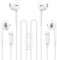 Auriculares para iPhone, 2 Pack Auriculares con Micrófono Control de Volumen de Llamadas Compatible con iPhone 14/14 Pro/13/13 Pro/12/12 Pro/11/11 Pro/XR/X/XS/8P/8/7P/7 Soporta Todo el Sistema iOS