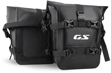 Impermeabile Portaoggetti Borse Paramotore Moto Per BMW F800GS F800 F850 F850GS F 800 850 GS ADV Borsa Porta Attrezzi Riparazione Paraurti Laterali Serbatoio Moto Viaggio Tasca Sella Borsa(Colore 4)