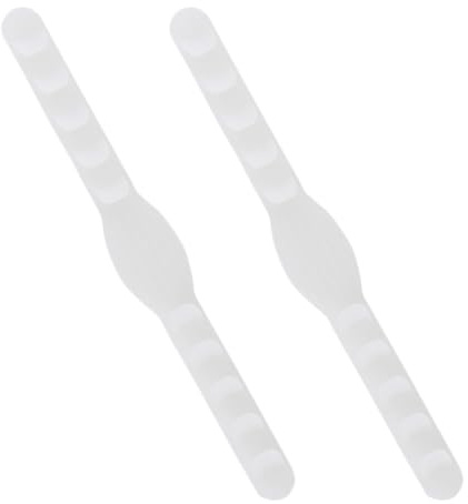 Maskenhalter aus Silikon Flexible Ohrhaken Verstellbar | Transparentes Band, 5 Stück, für Running und Skiing, Weiche Ausführung