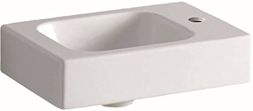 Keramag Handwaschbecken iCon, Hahnloch rechts 38x28cm weiß(alpin)