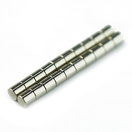 N42SH High Temperature Neodymium Magnet for High-Temperature, Engineering, and Manufacturing Applications - 2mm dia x 2mm thick - 0.15kg Pull - Pack of 20