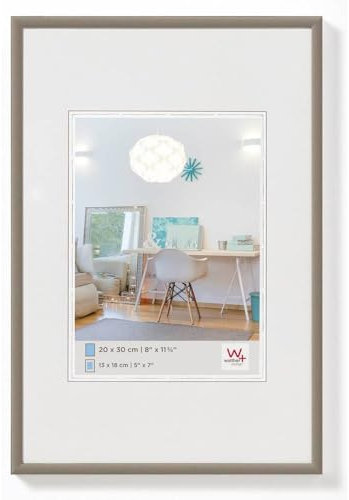 walther design Bilderrahmen stahl 30 x 45 cm New Lifestyle Kunststoffrahmen KV045D
