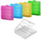 Accessotech 5 x Hard Plastic Case Holder Storage Box Cover for Rechargeable AA AAA Batteries