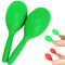 A-Star Green Plastic Maracas Pair - 20cm Shaker Rattle, Percussion Rhythm Instrument